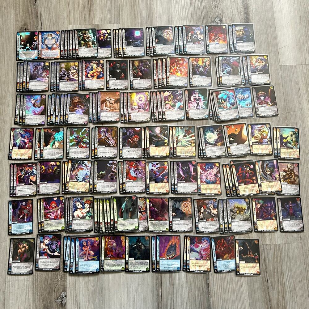 UniVersus UFS Universal Fighting System TCG Lot Megaman/ Darkstalkers 300+ Foils